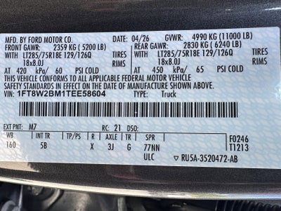 2026 Ford Super Duty F-250 Lariat Tremor