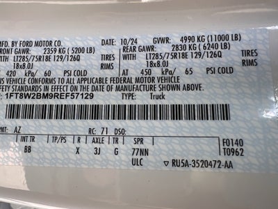 2024 Ford Super Duty F-250 Platinum