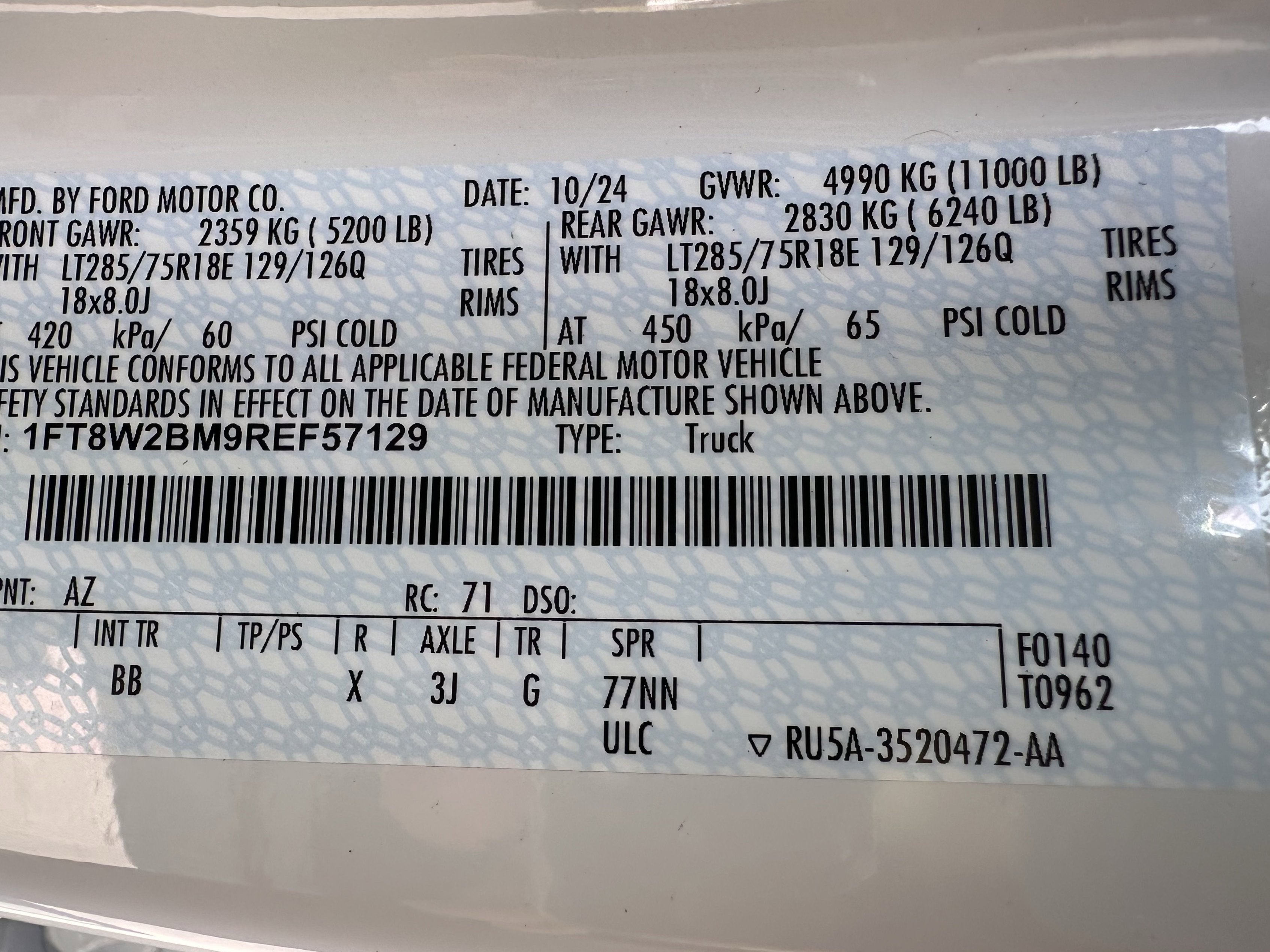 2024 Ford Super Duty F-250 Platinum