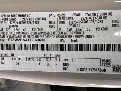 2026 Ford Super Duty F-250 LARIAT