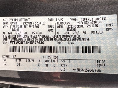 2022 Ford Super Duty F-250 LARIAT
