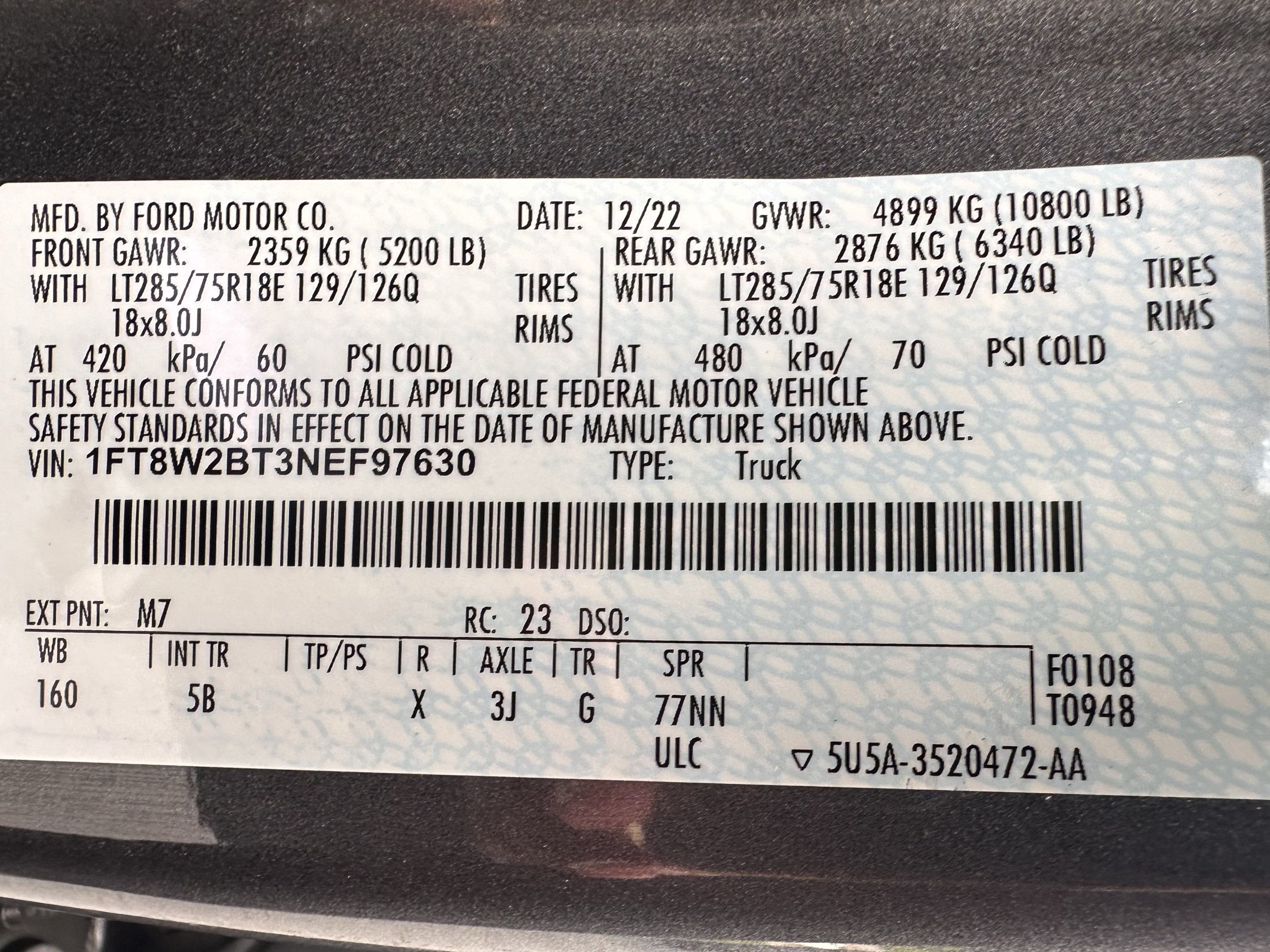 2022 Ford Super Duty F-250 LARIAT