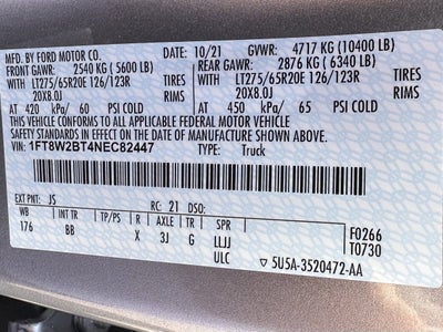 2022 Ford Super Duty F-250 Platinum