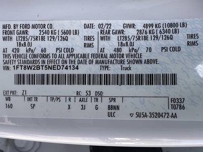 2022 Ford Super Duty F-250 King Ranch