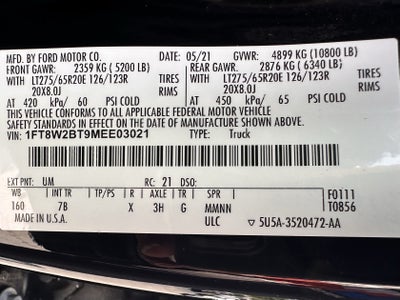 2021 Ford Super Duty F-250 Platinum