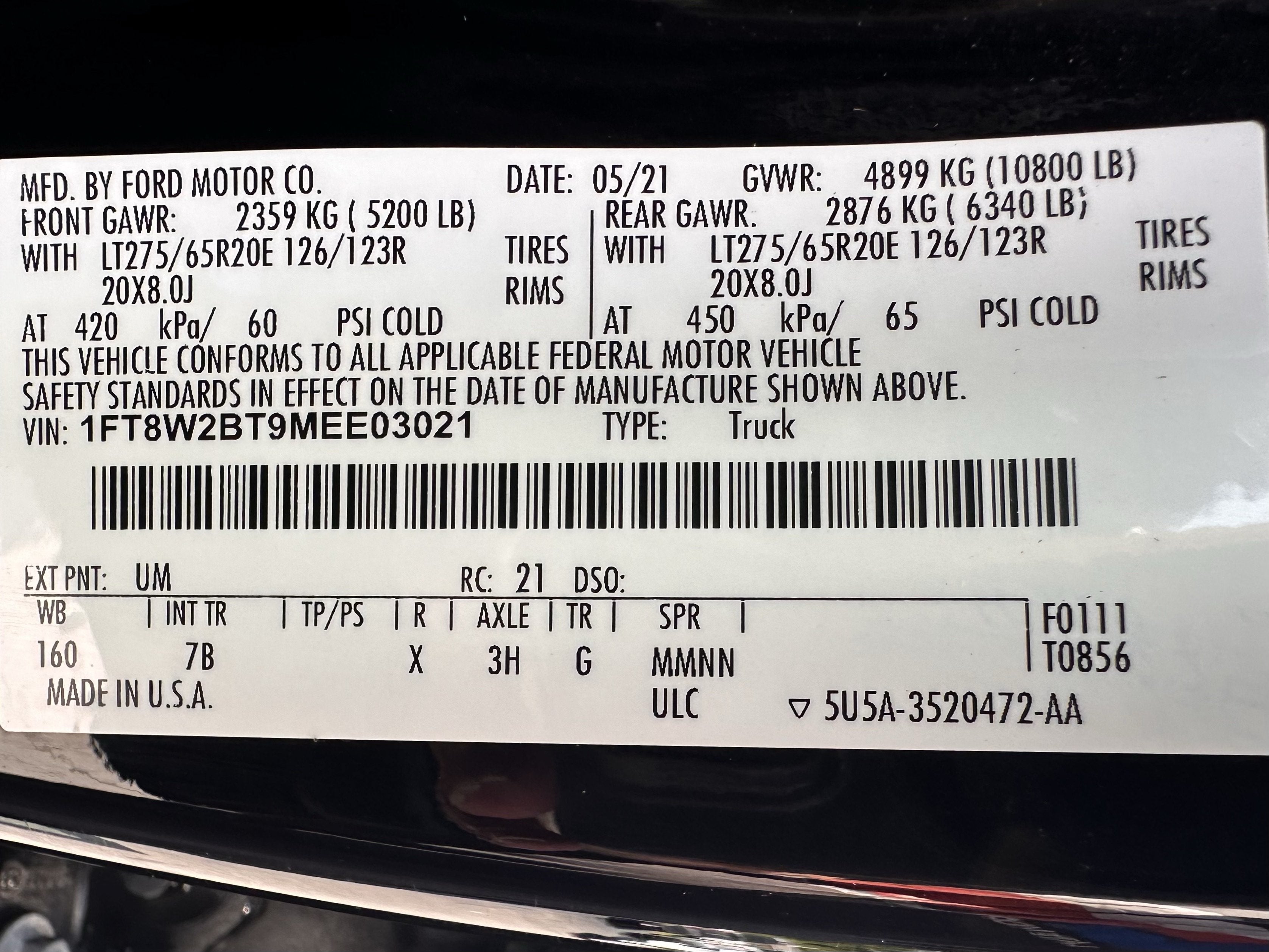 2021 Ford Super Duty F-250 Platinum