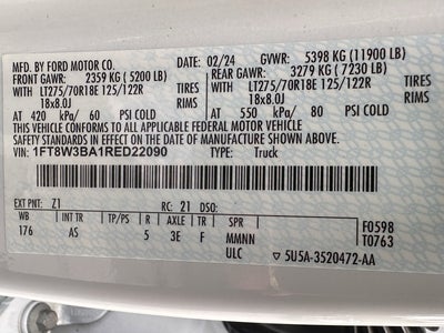 2024 Ford Super Duty F-350 SRW XL Service Body
