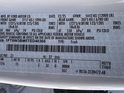 2026 Ford Super Duty F-350 SRW XL