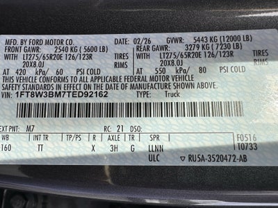 2026 Ford Super Duty F-350 SRW Platinum