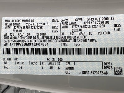 2026 Ford Super Duty F-350 SRW LARIAT
