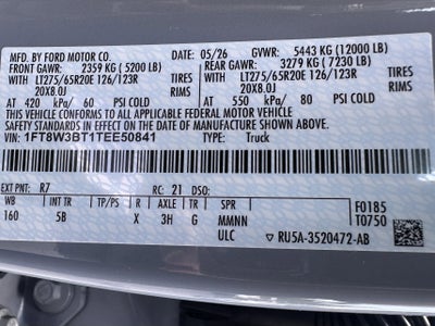 2026 Ford Super Duty F-350 SRW LARIAT