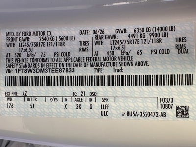 2026 Ford Super Duty F-350 DRW LARIAT