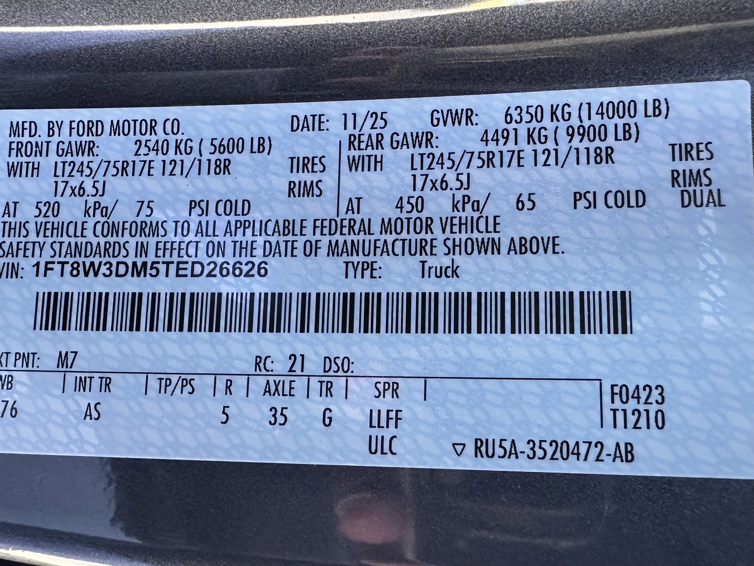 2026 Ford Super Duty F-350 DRW XL