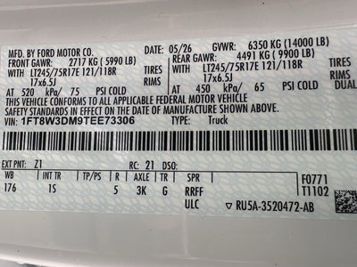2026 Ford Super Duty F-350 DRW XL