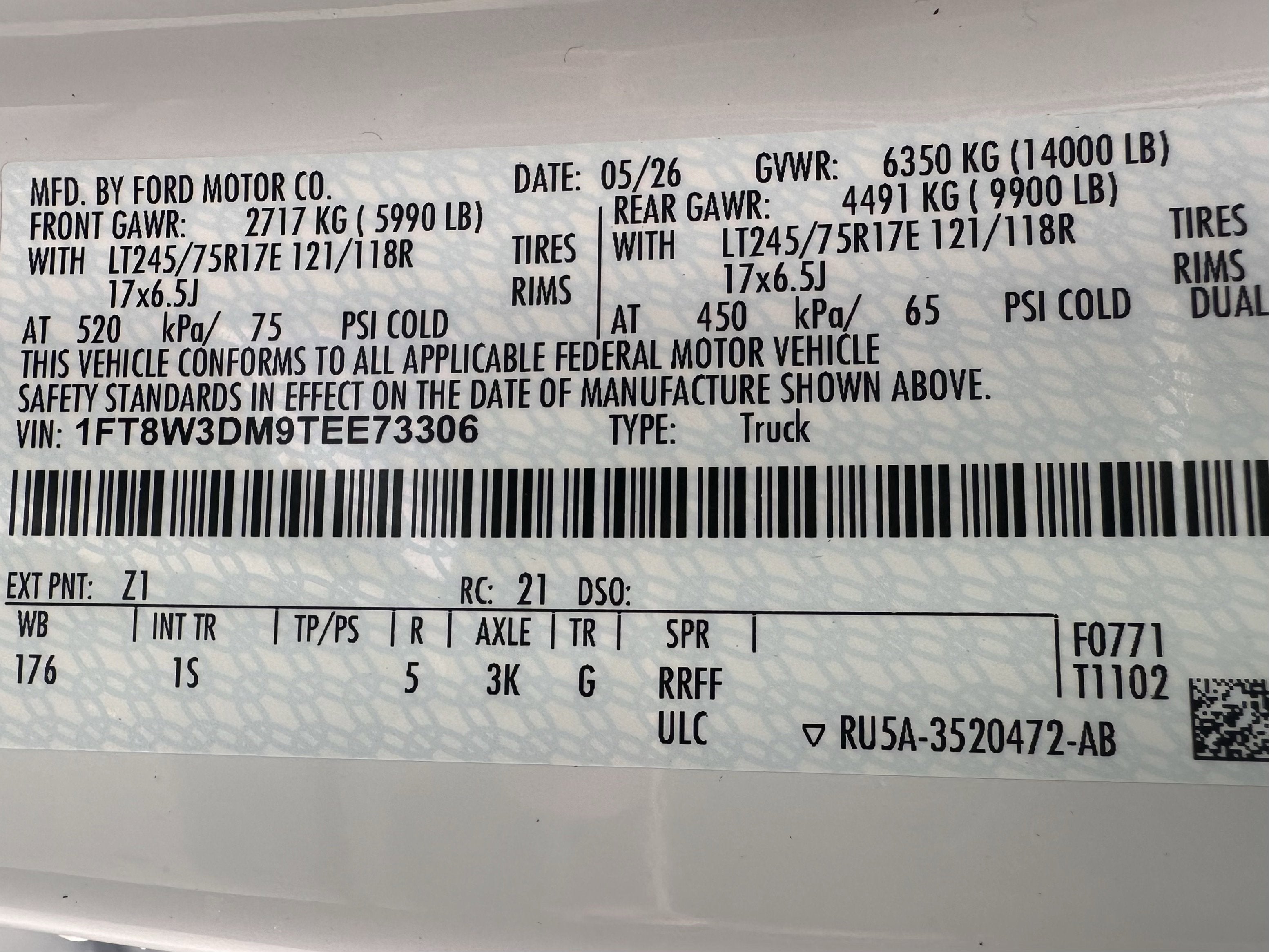 2026 Ford Super Duty F-350 DRW XL