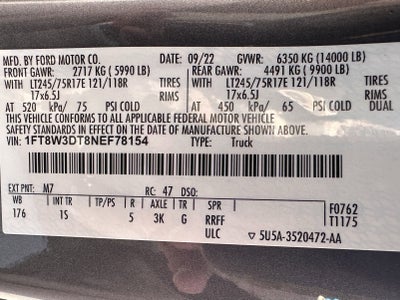 2022 Ford Super Duty F-350 DRW STX