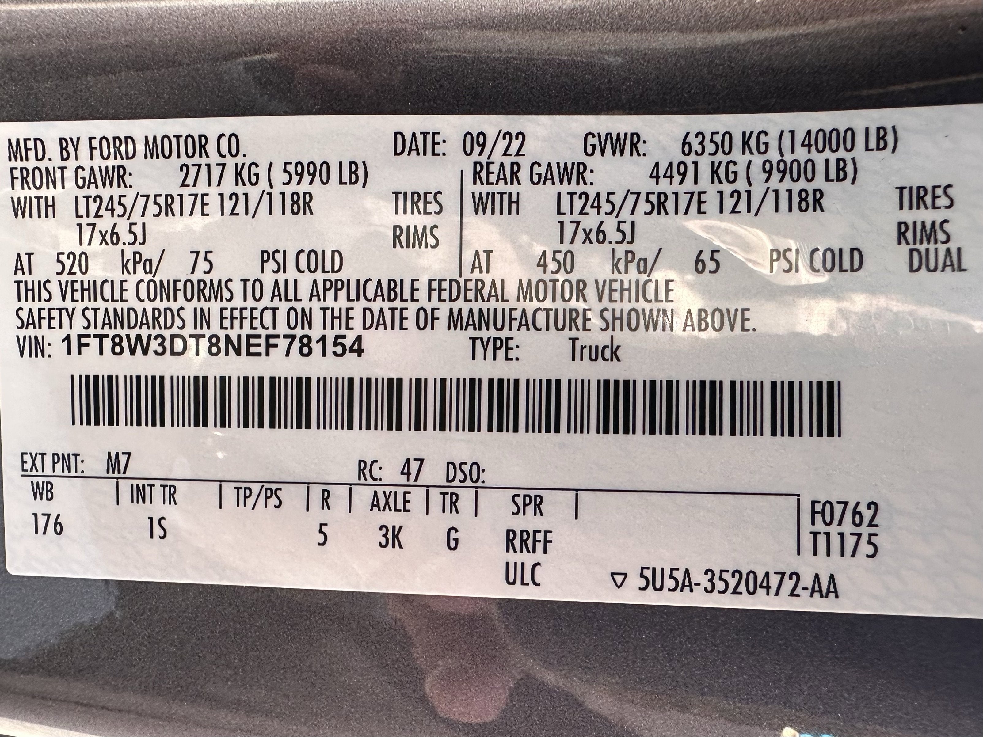 2022 Ford Super Duty F-350 DRW STX