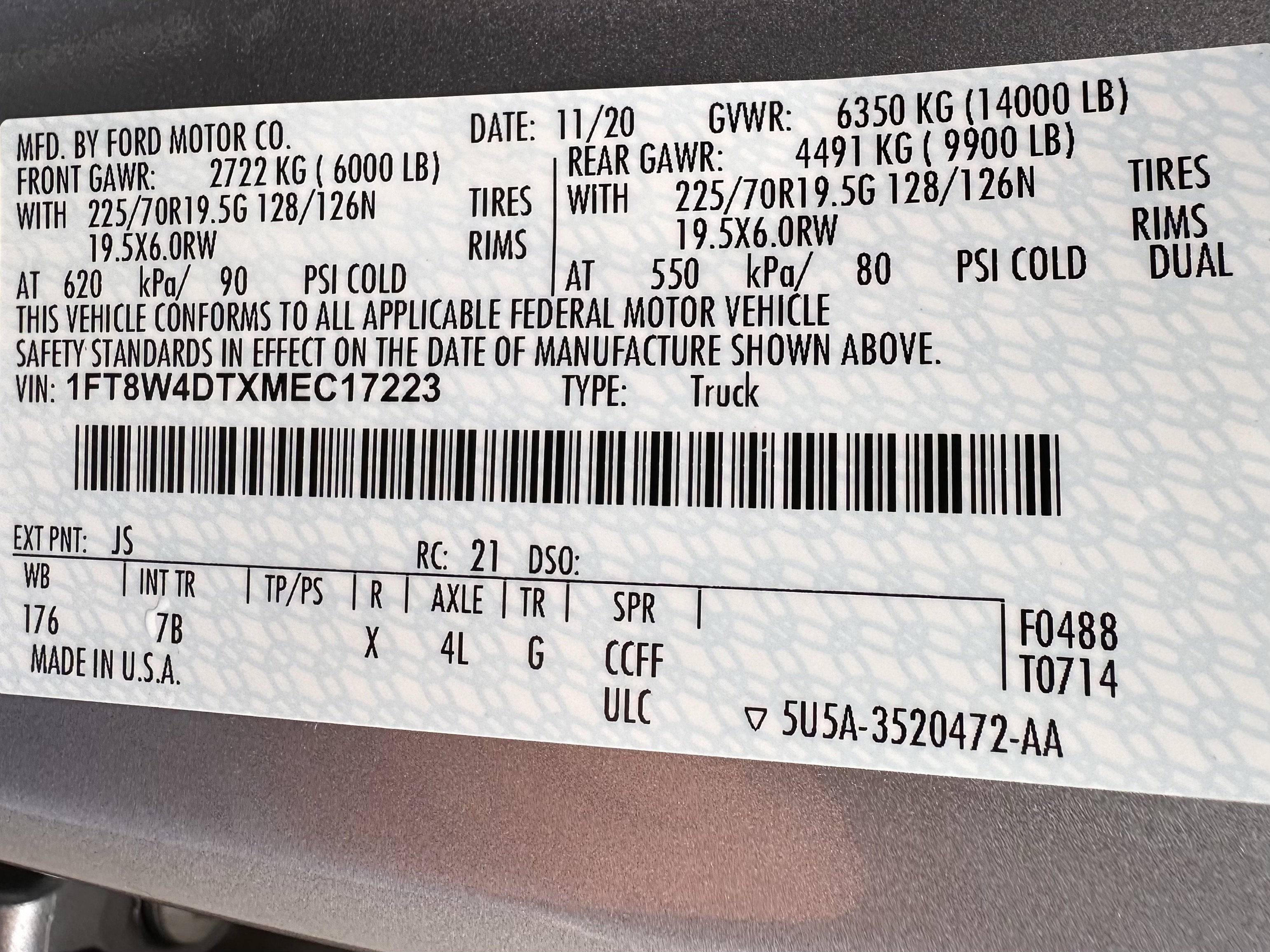 2021 Ford Super Duty F-450 Platinum