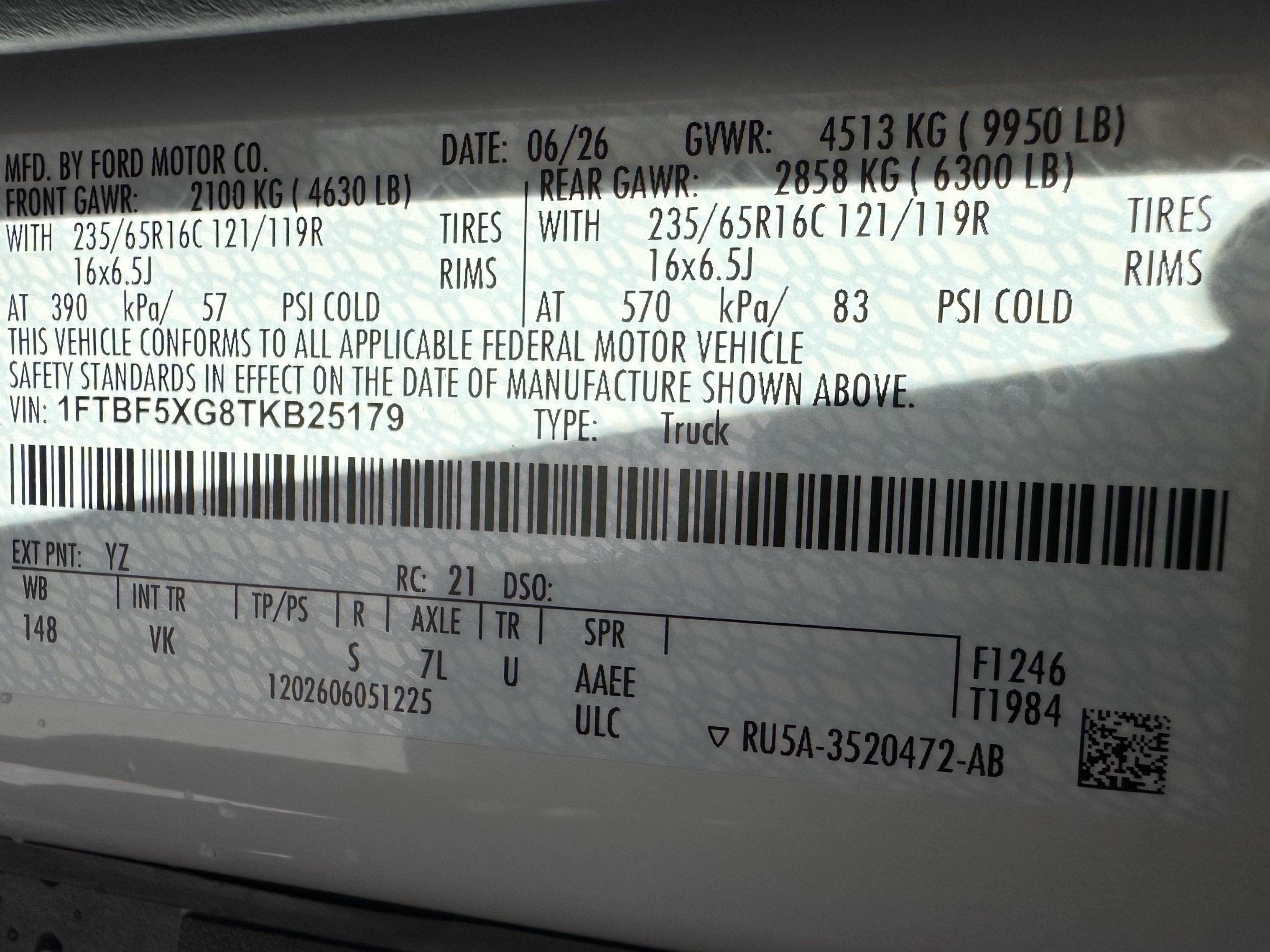 2026 Ford Transit Cargo Van XL