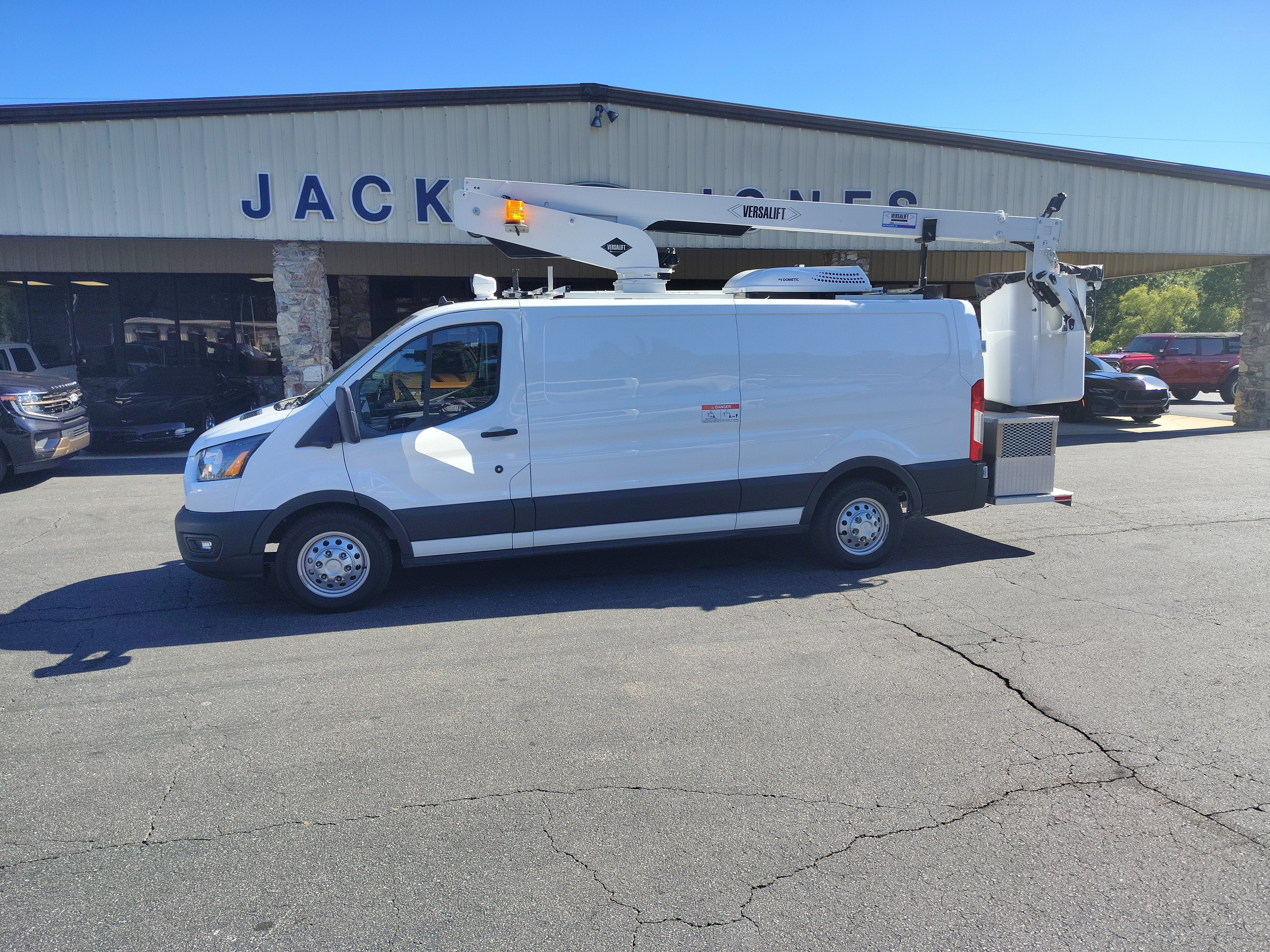 2023 Ford Transit LR Cargo Van XL Bucket Truck