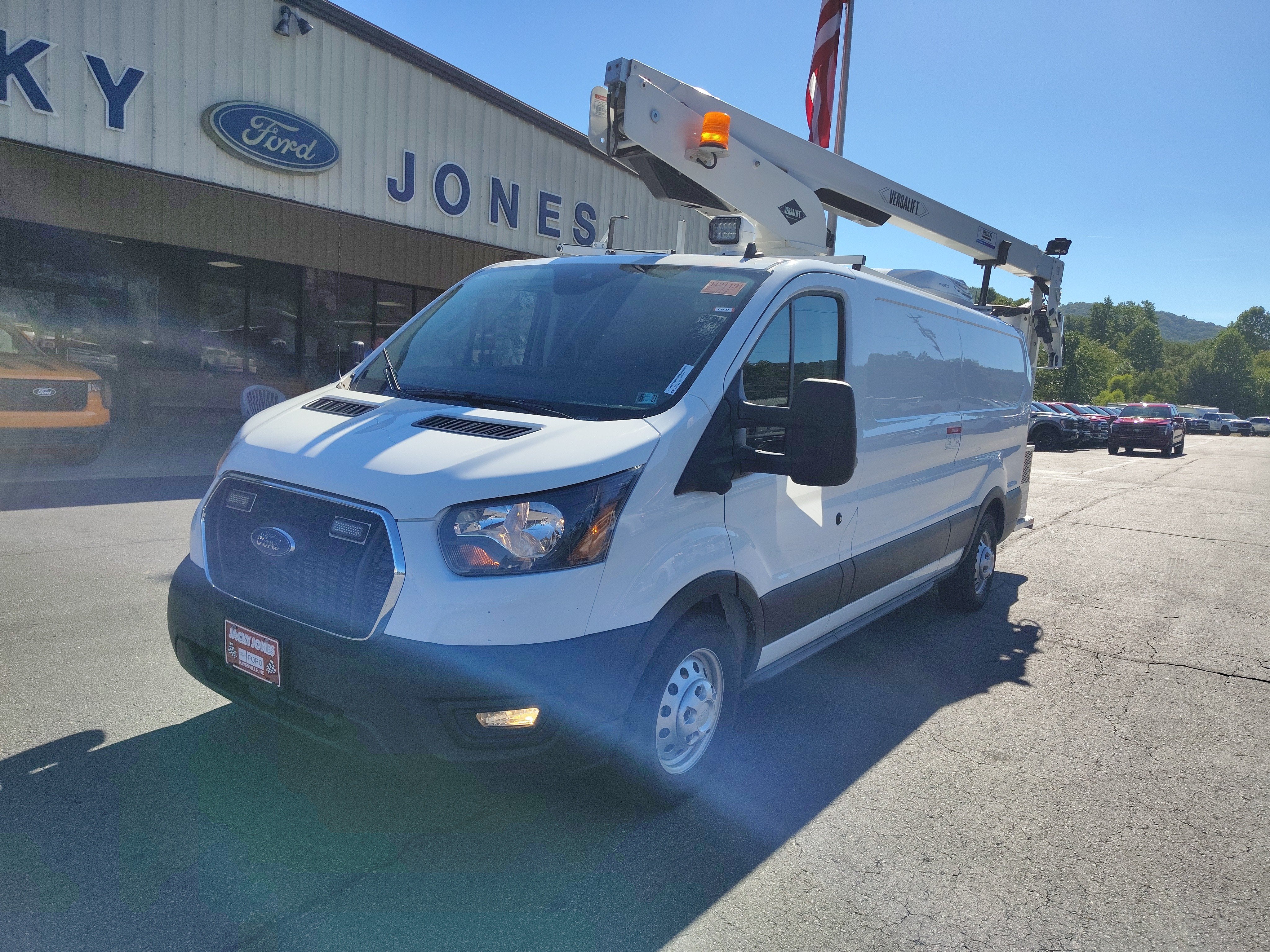 2023 Ford Transit LR Cargo Van XL Bucket Truck