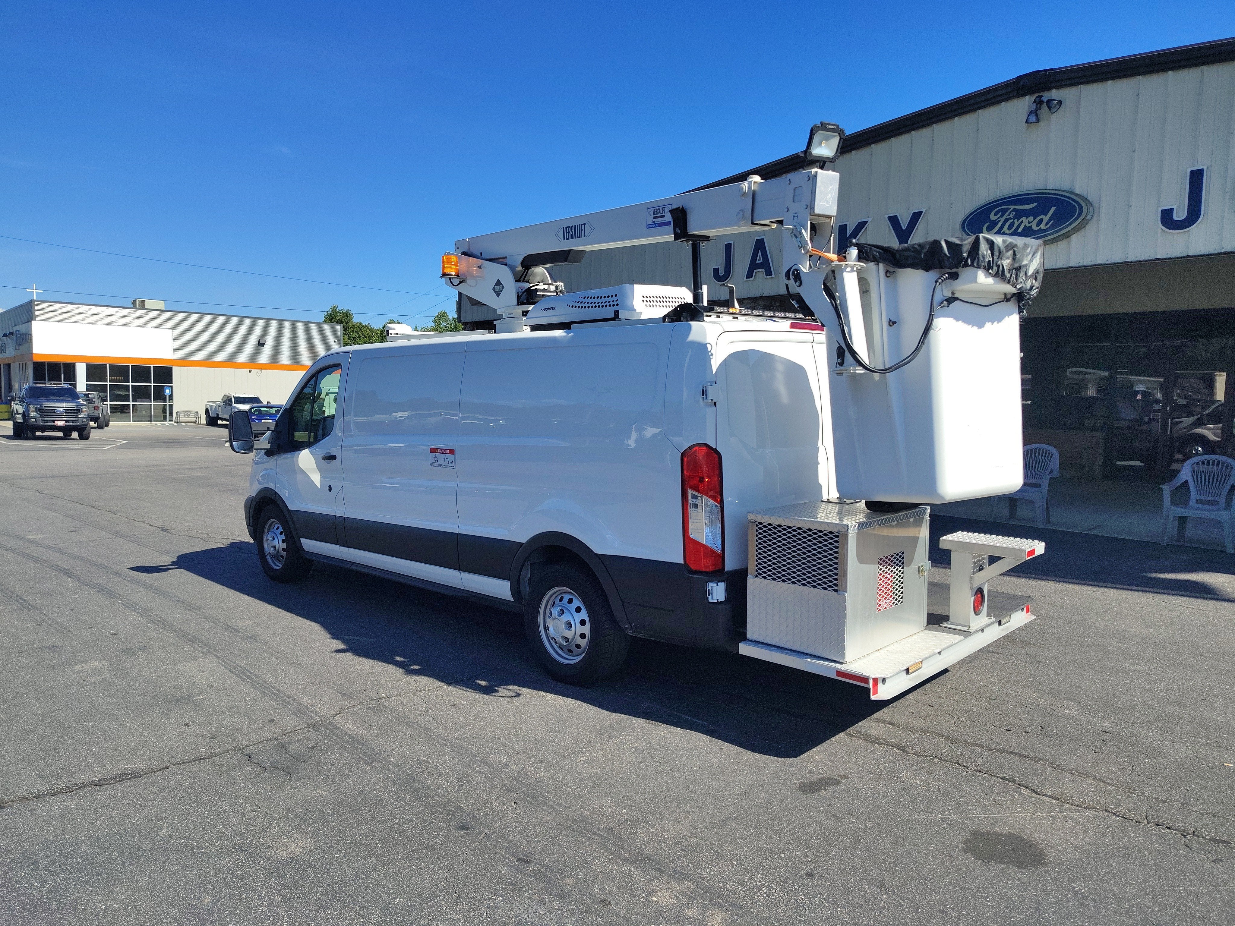 2023 Ford Transit LR Cargo Van XL Bucket Truck