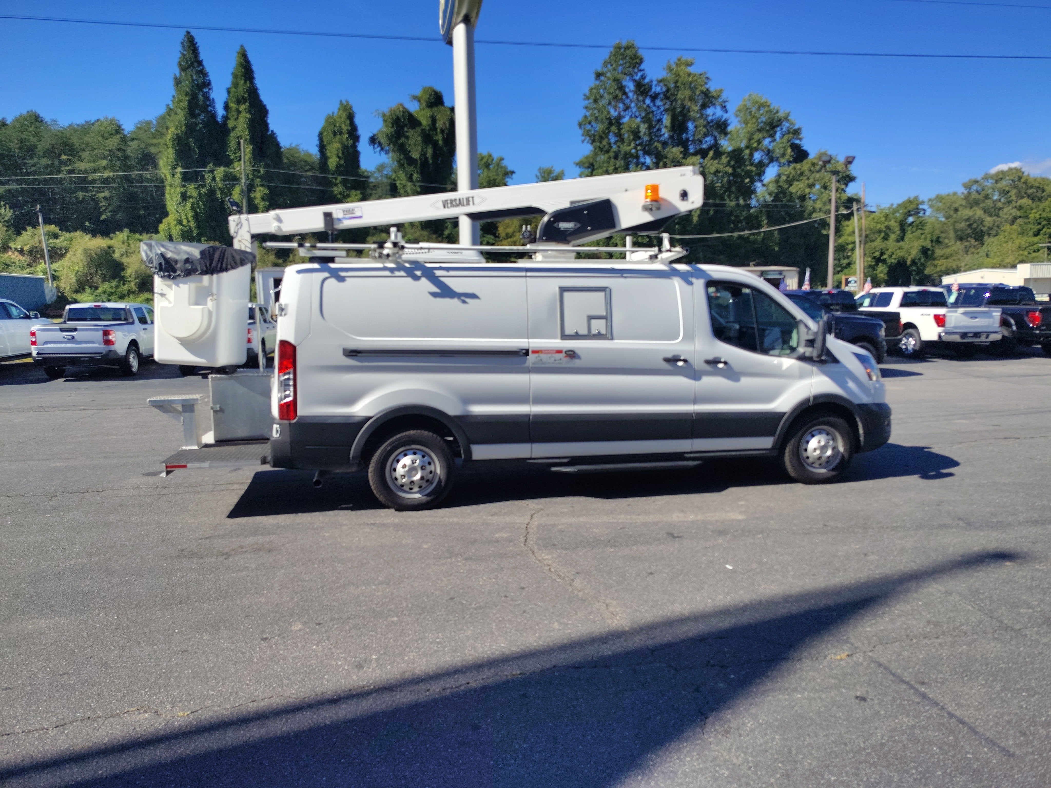2023 Ford Transit LR Cargo Van XL Bucket Truck