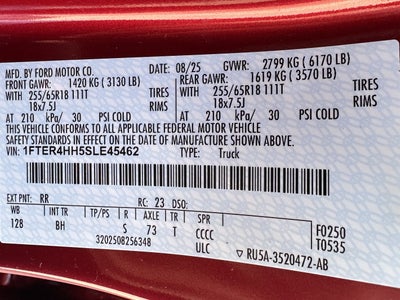 2025 Ford Ranger XLT