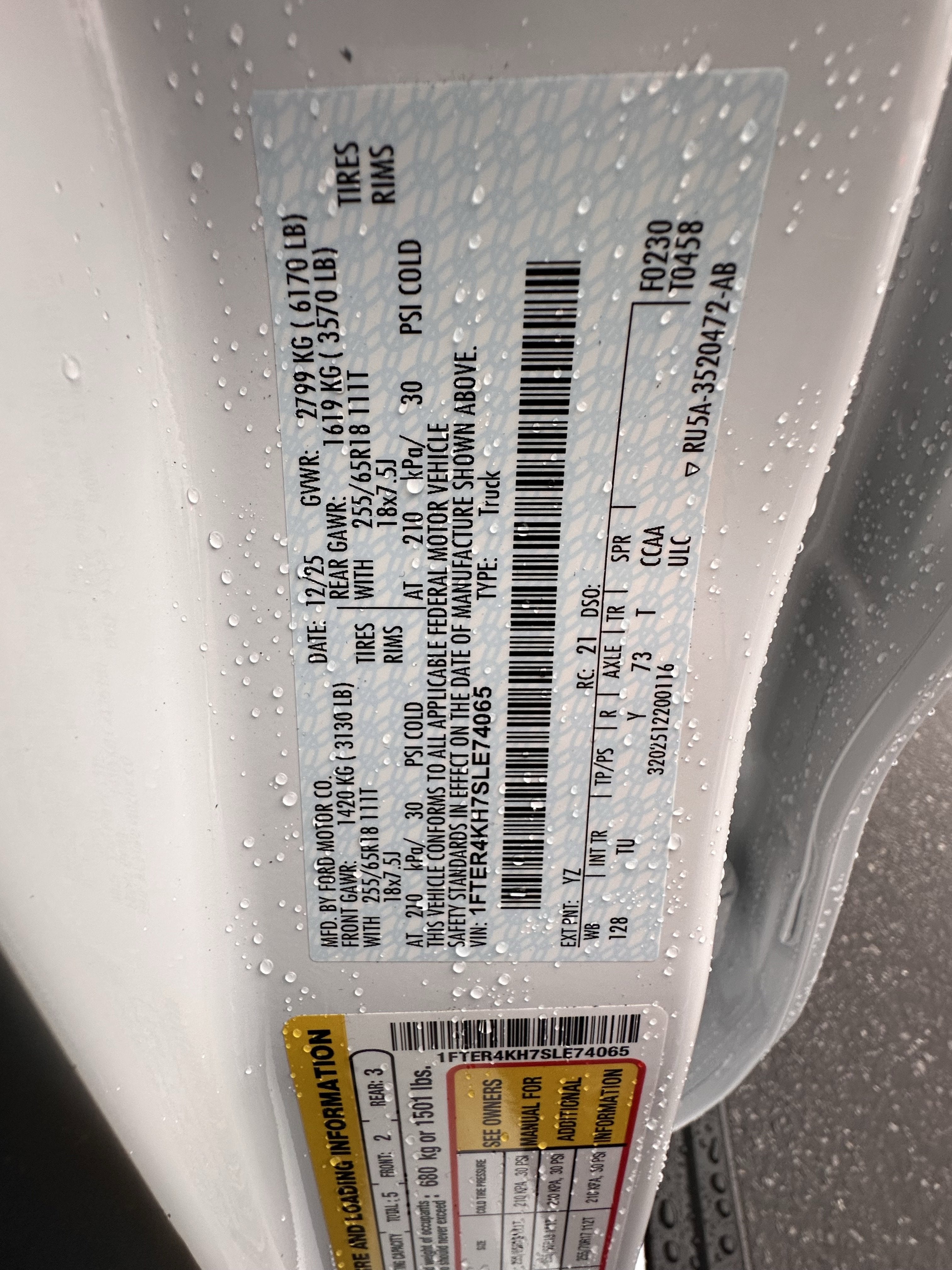 2025 Ford Ranger LARIAT