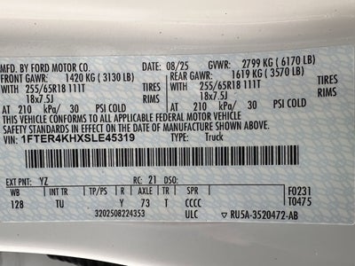 2025 Ford Ranger LARIAT