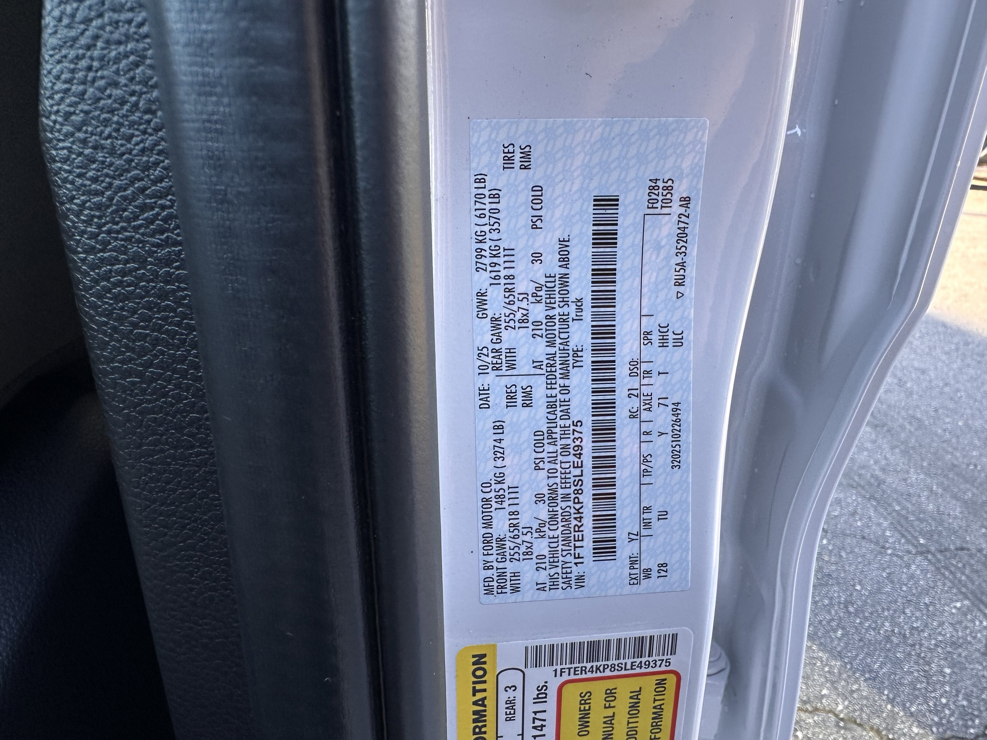 2025 Ford Ranger LARIAT