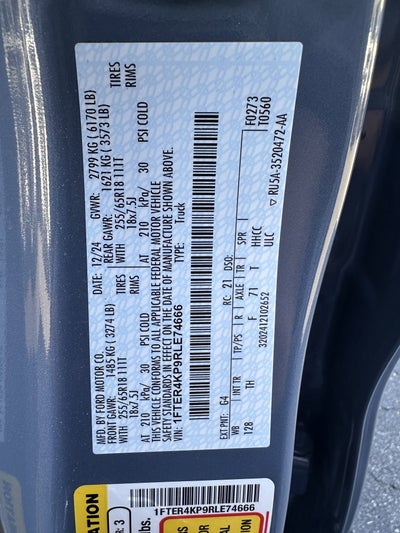 2024 Ford Ranger LARIAT