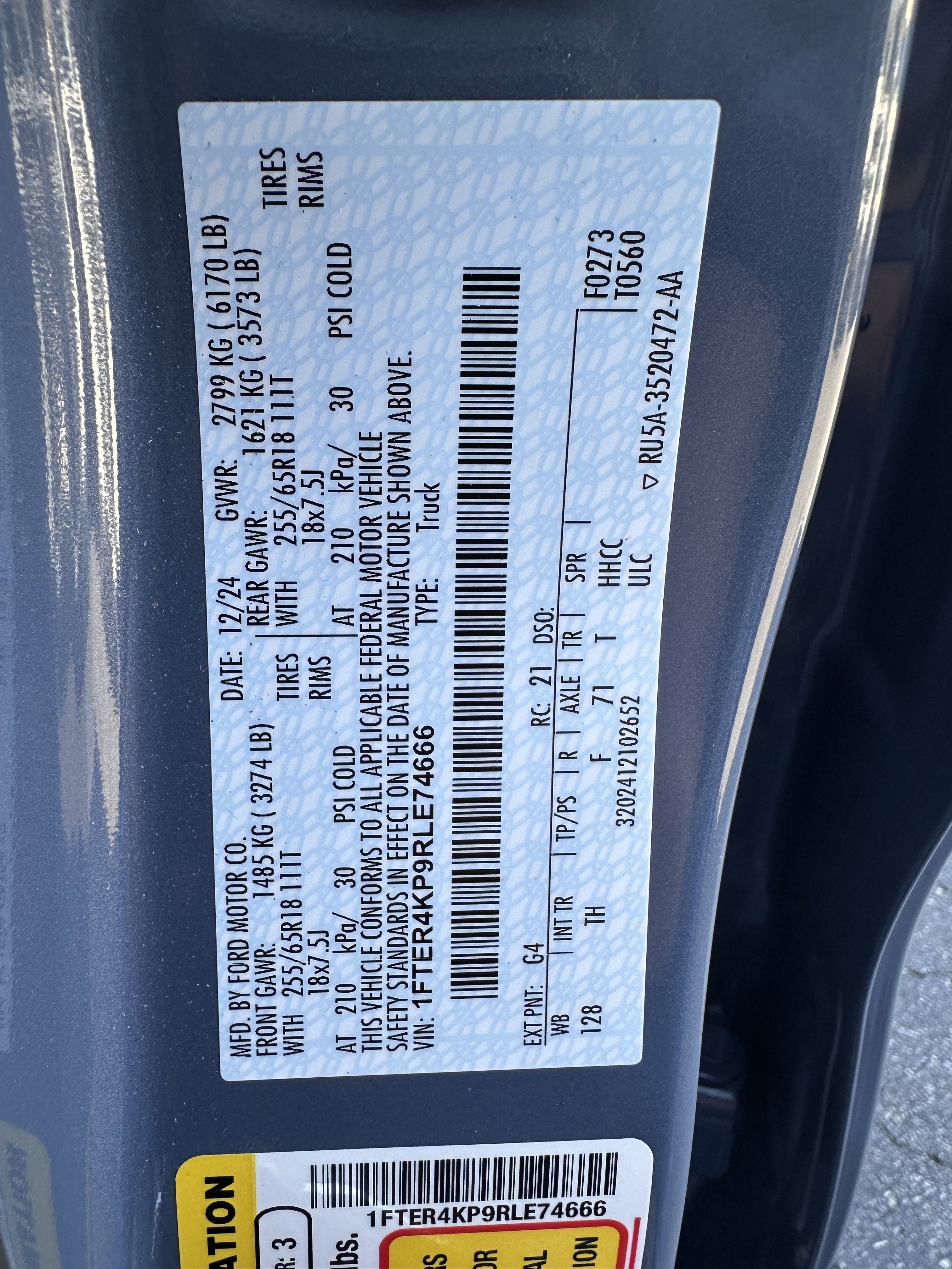 2024 Ford Ranger LARIAT