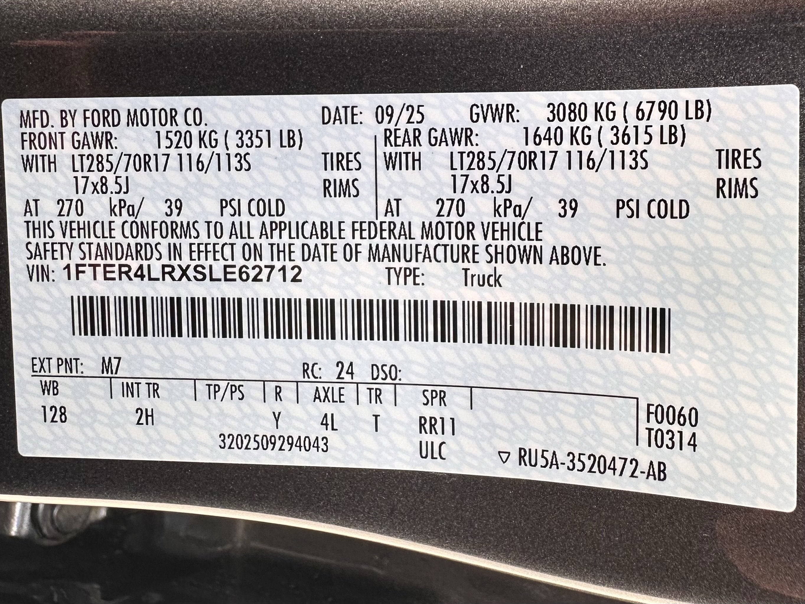 2025 Ford Ranger Raptor