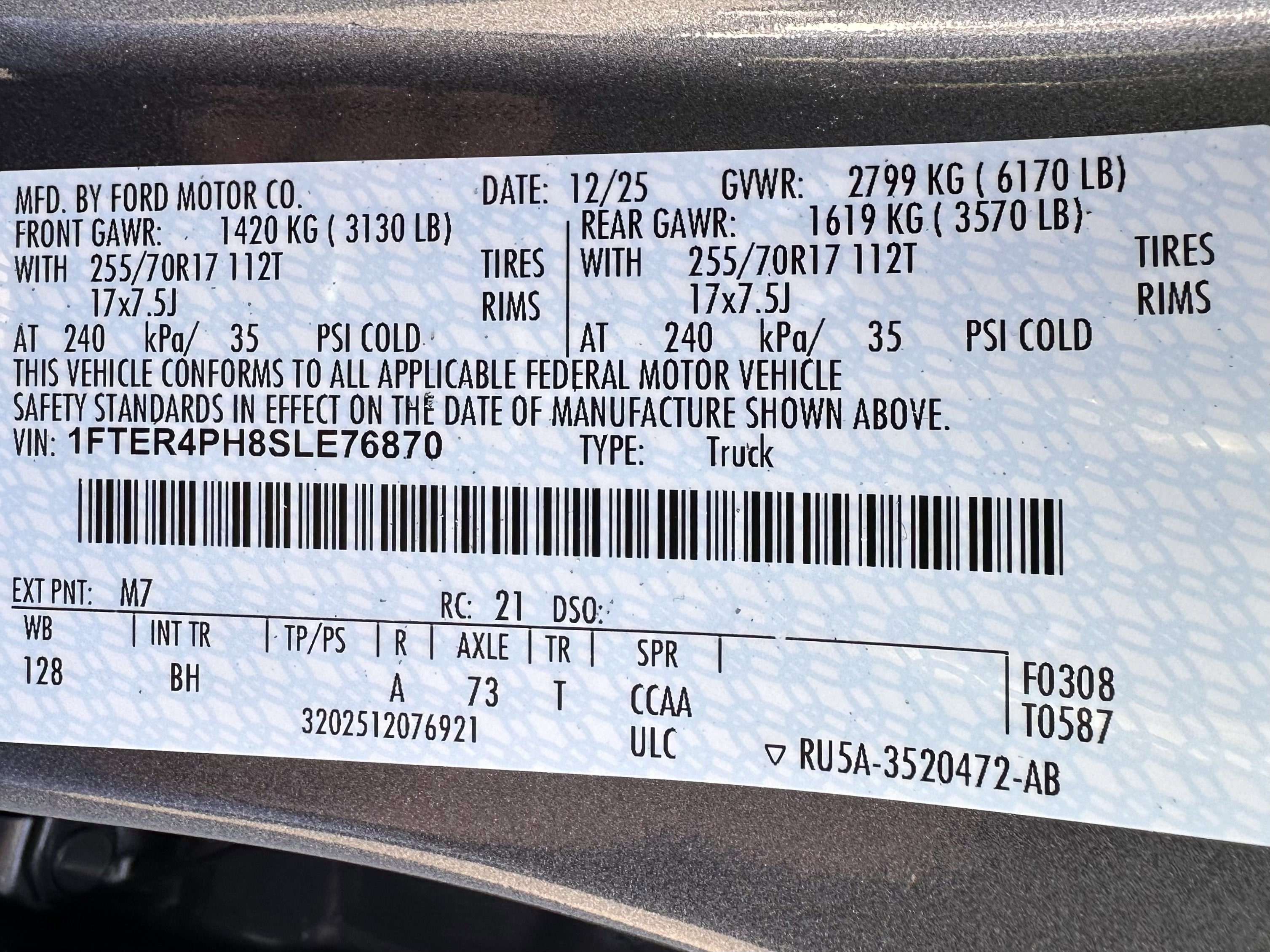 2025 Ford Ranger STX