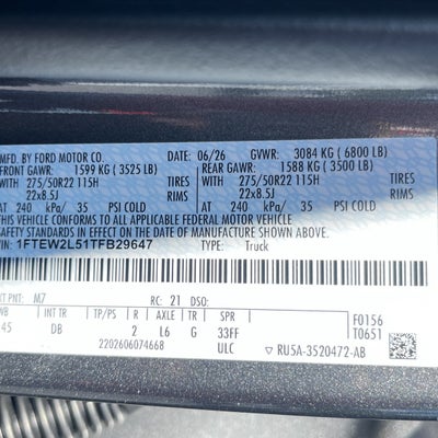 2026 Ford F-150 Lobo