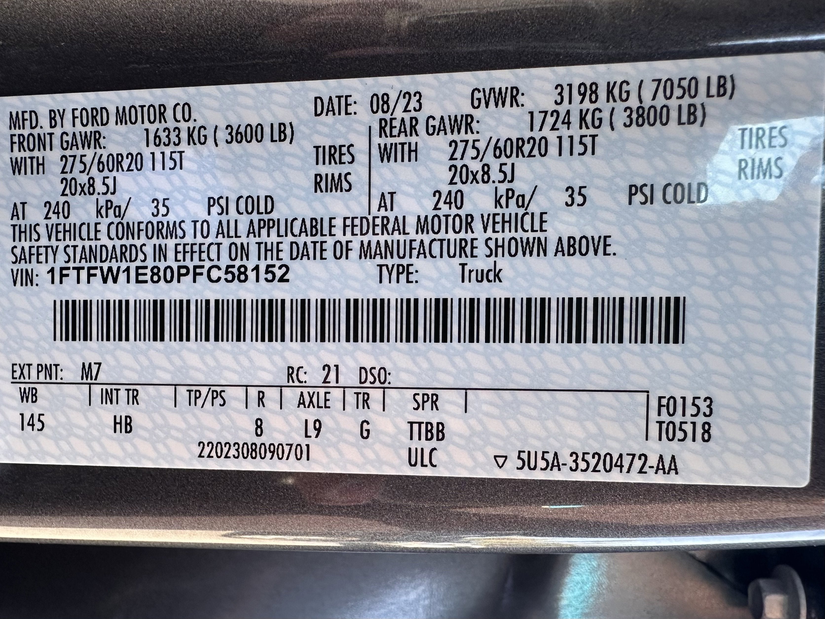 2023 Ford F-150 LARIAT