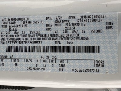 2023 Ford F-150 Platinum