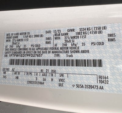 2023 Ford F-150 LARIAT