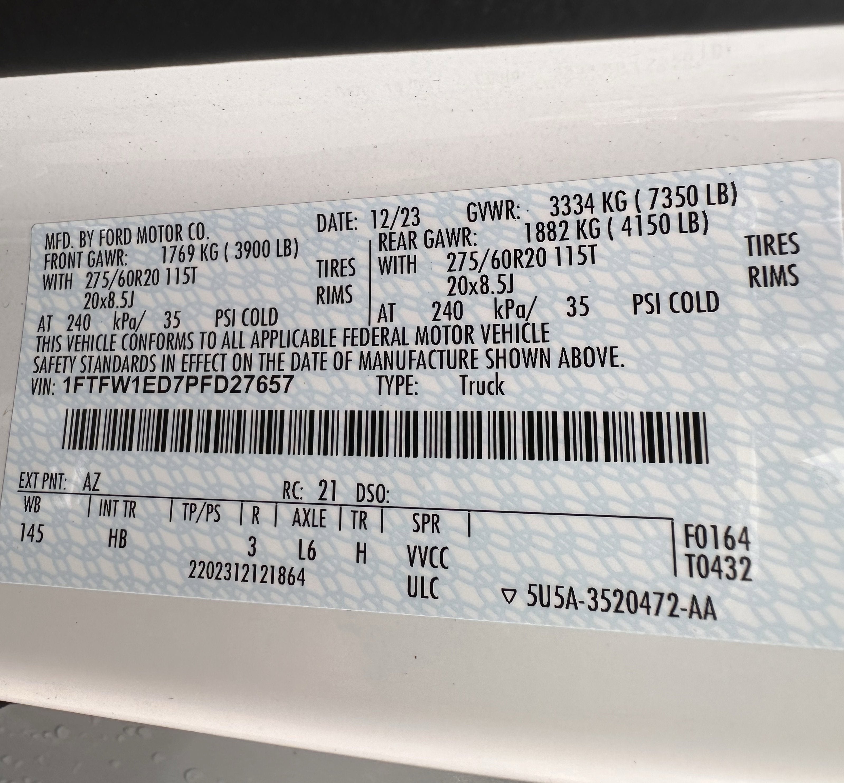 2023 Ford F-150 LARIAT