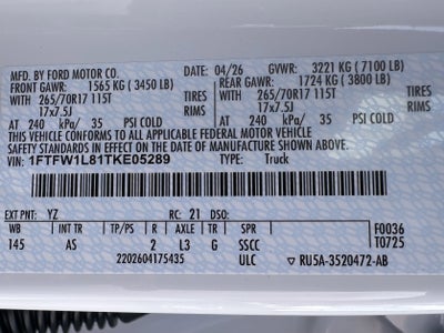 2026 Ford F-150 XL