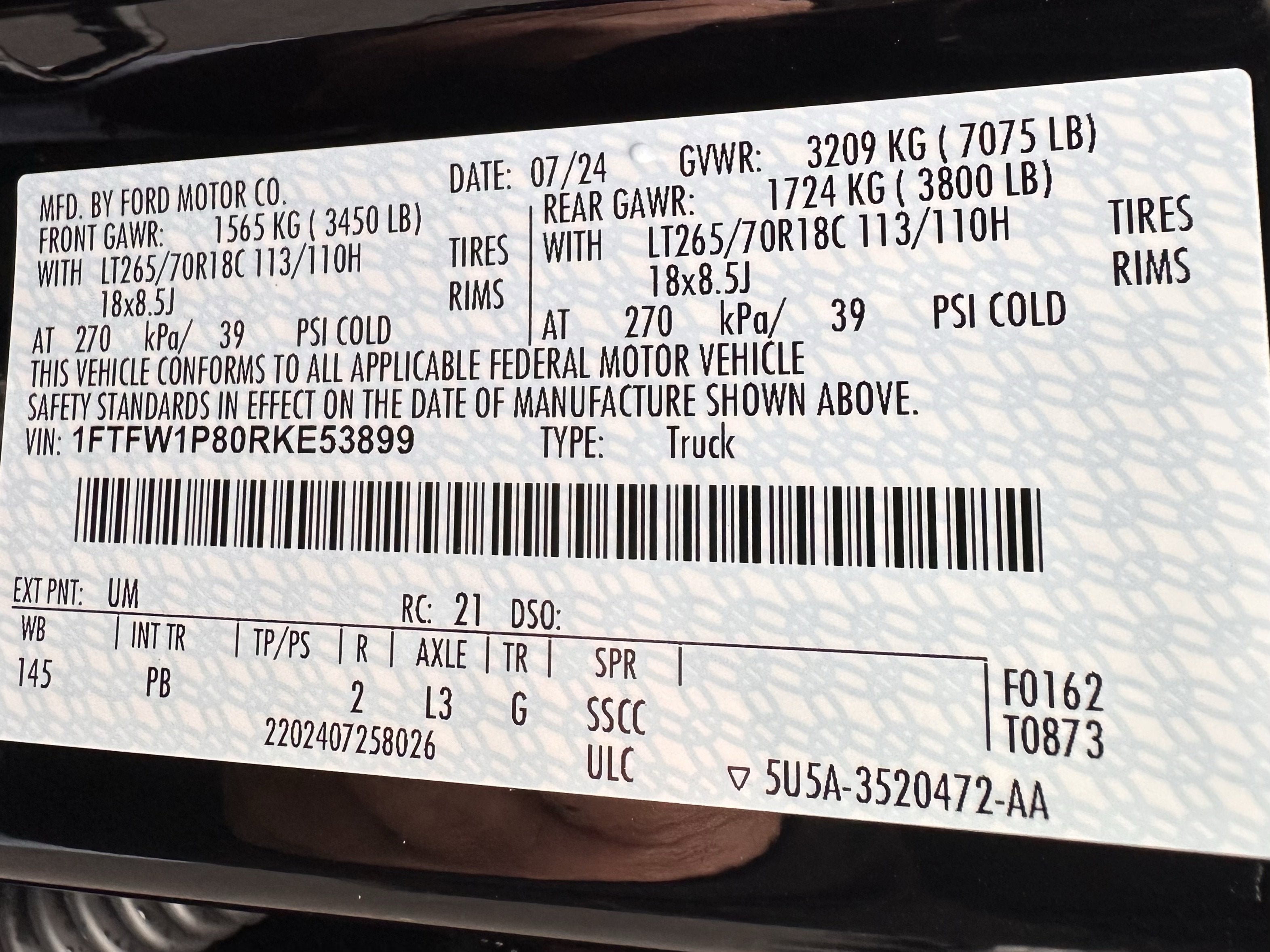 2024 Ford F-150 Police Responder XL