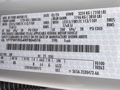 2024 Ford F-150 Raptor