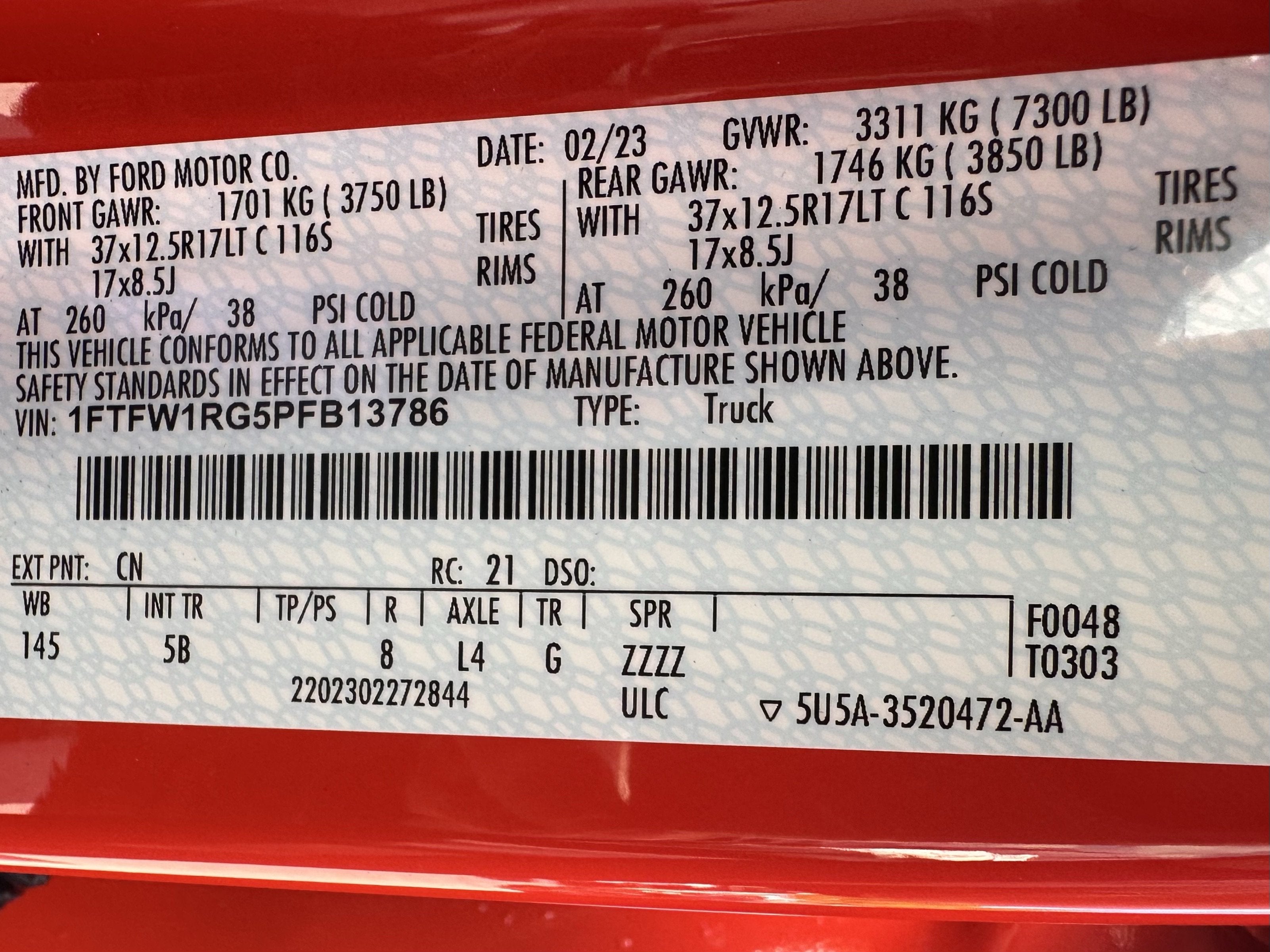 2023 Ford F-150 Raptor