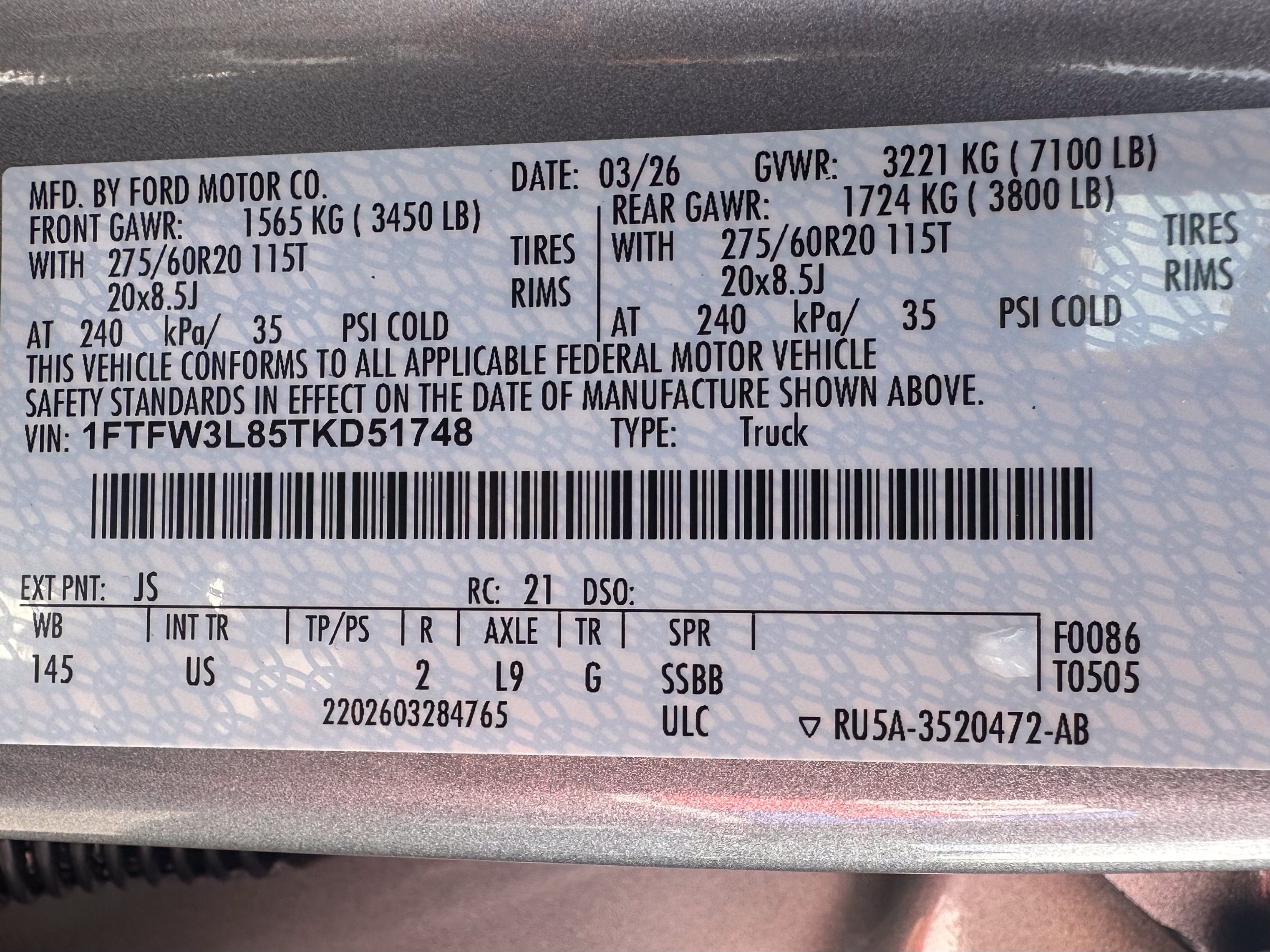 2026 Ford F-150 XLT