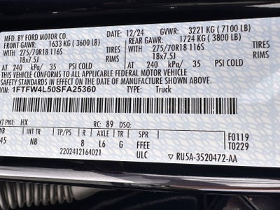 2025 Ford F-150 Tremor