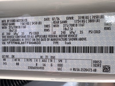2026 Ford F-150 Tremor