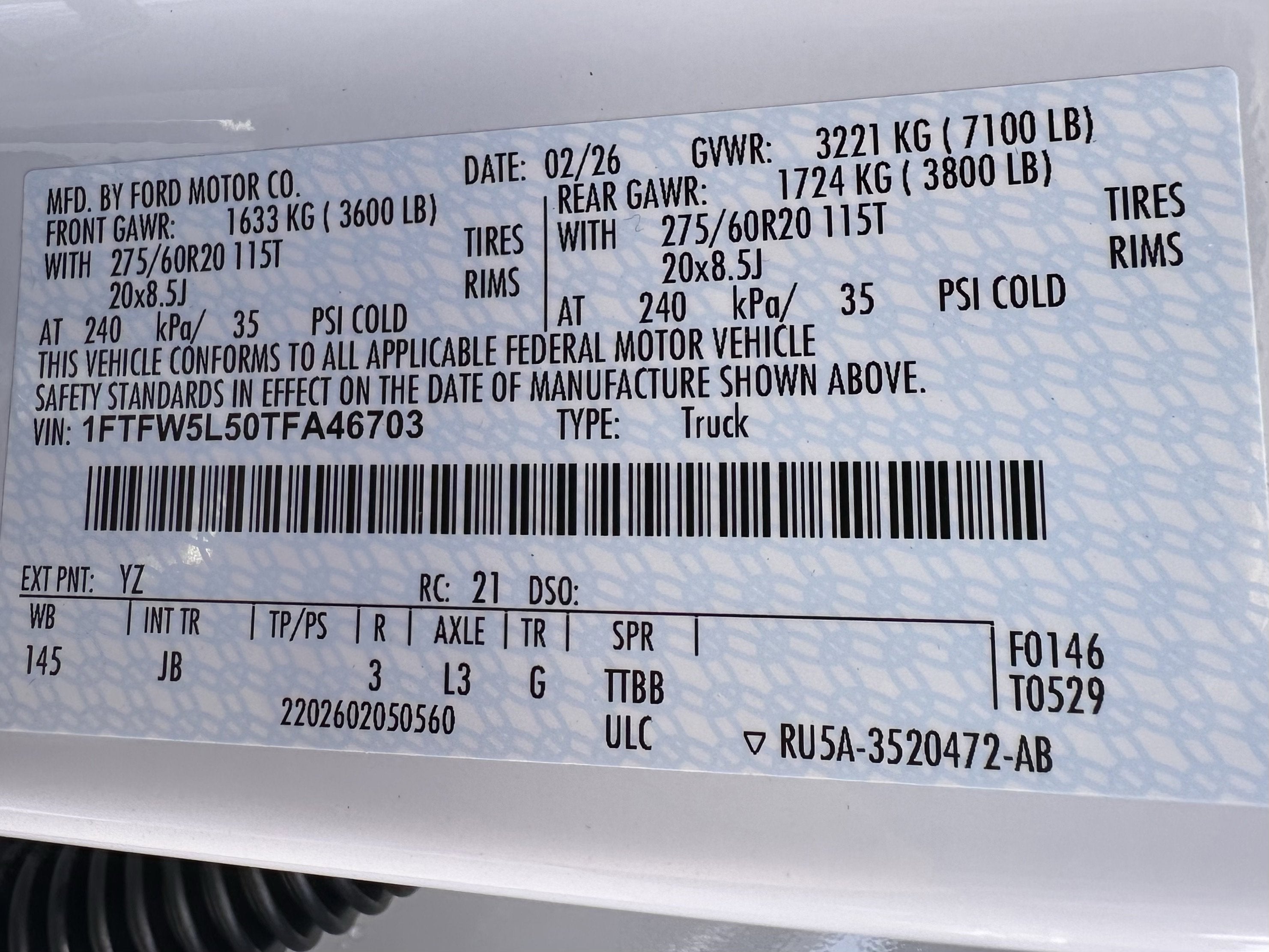 2026 Ford F-150 LARIAT