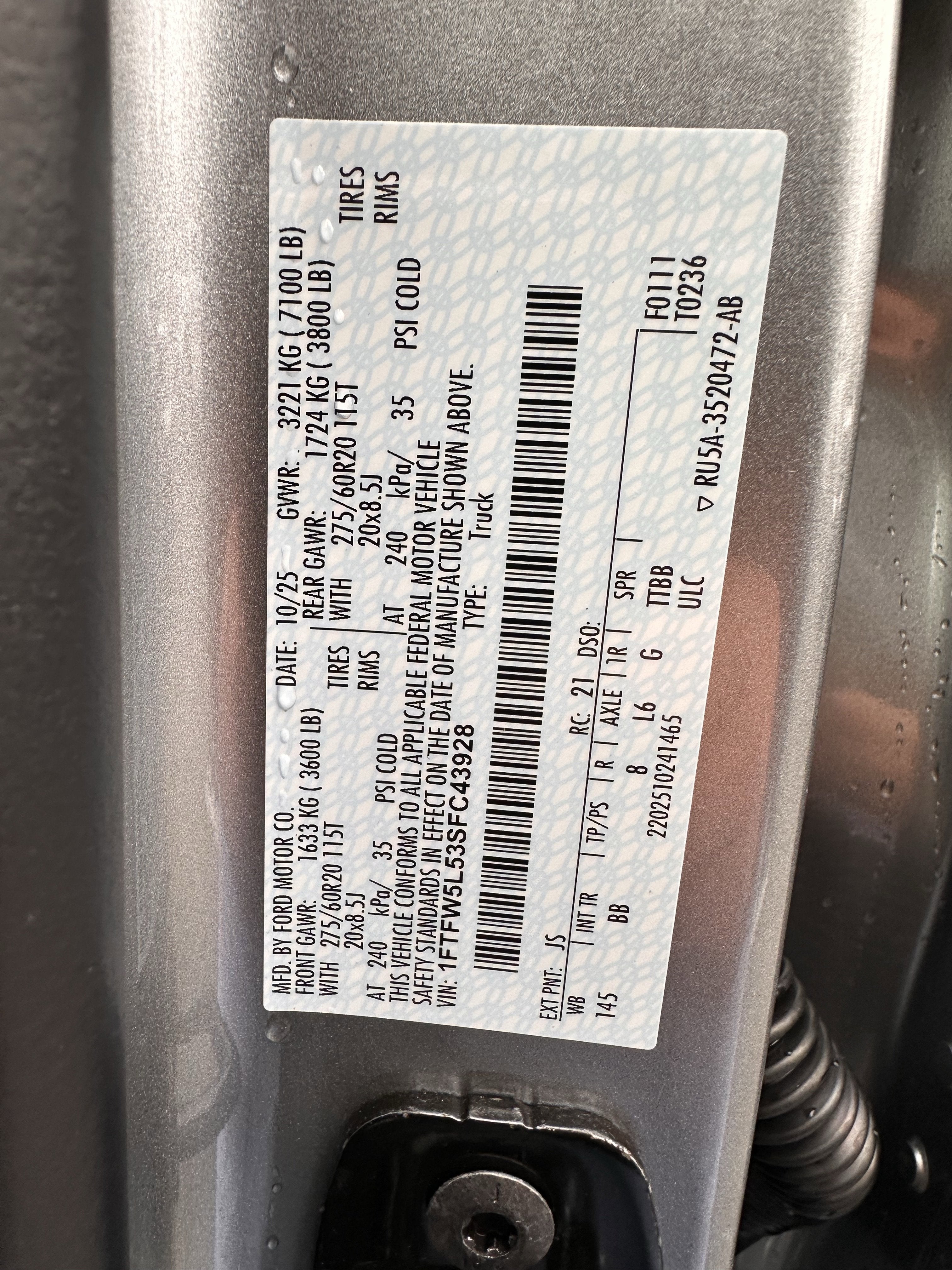 2025 Ford F-150 LARIAT