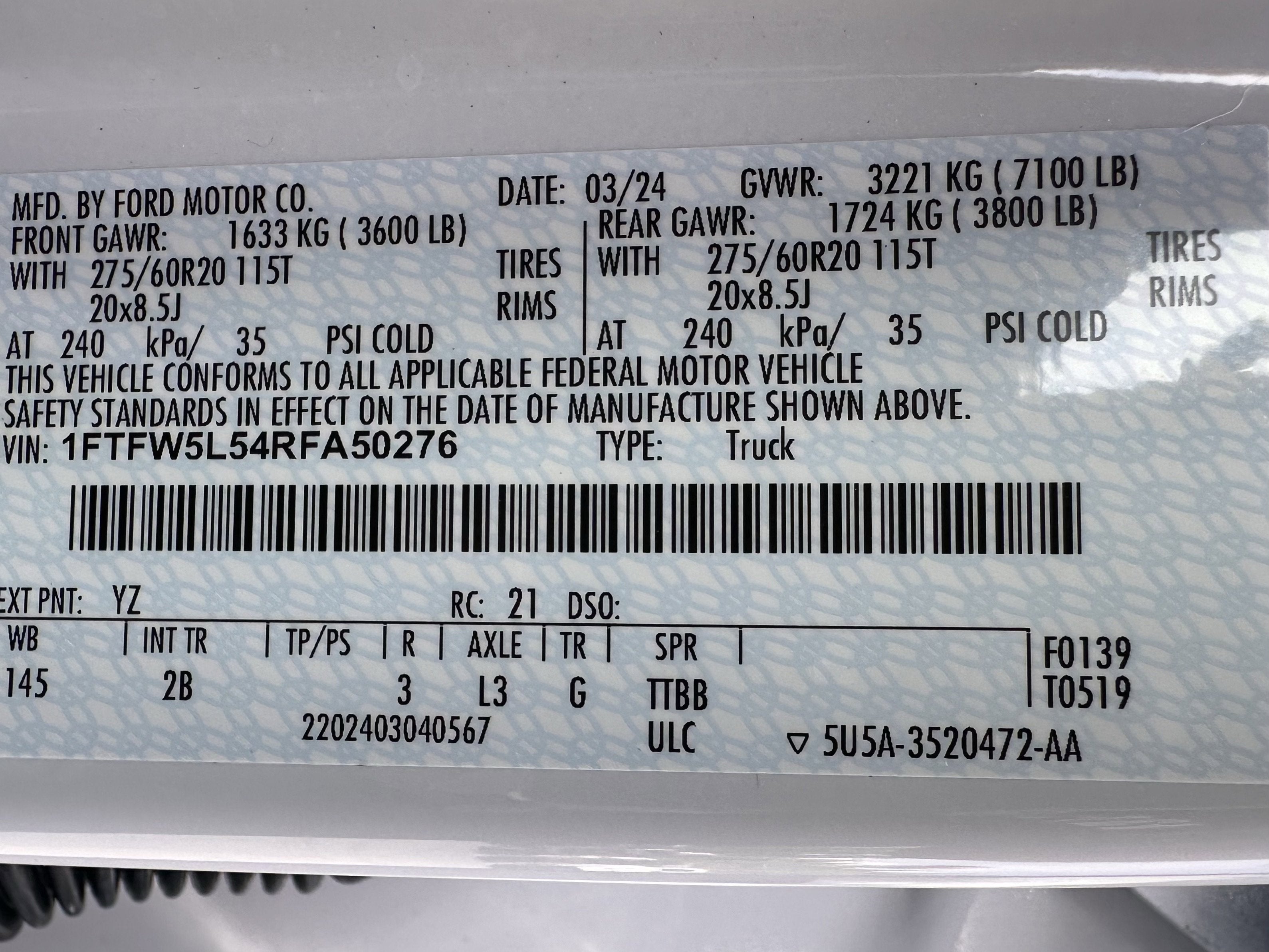 2024 Ford F-150 LARIAT